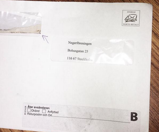Posten försvarar sig efter rasistiskt brev